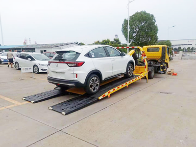 程力專用汽車二十二分公司 國(guó)六江淮駿鈴V5藍(lán)牌清障車，專業(yè)道路救援新選擇